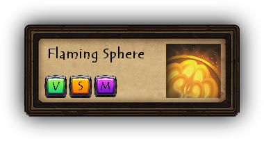 Flaming Sphere